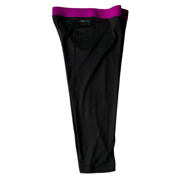 NIKE Pro Combat Compression Dri-Fit Workout Fitness Capri Leggings M - Picture 4 of 14